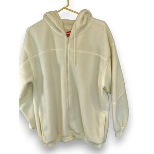 Liz Claiborne Liz & Co Women's Full Front Zip Fleece Hoodie Sweatshirt Medium